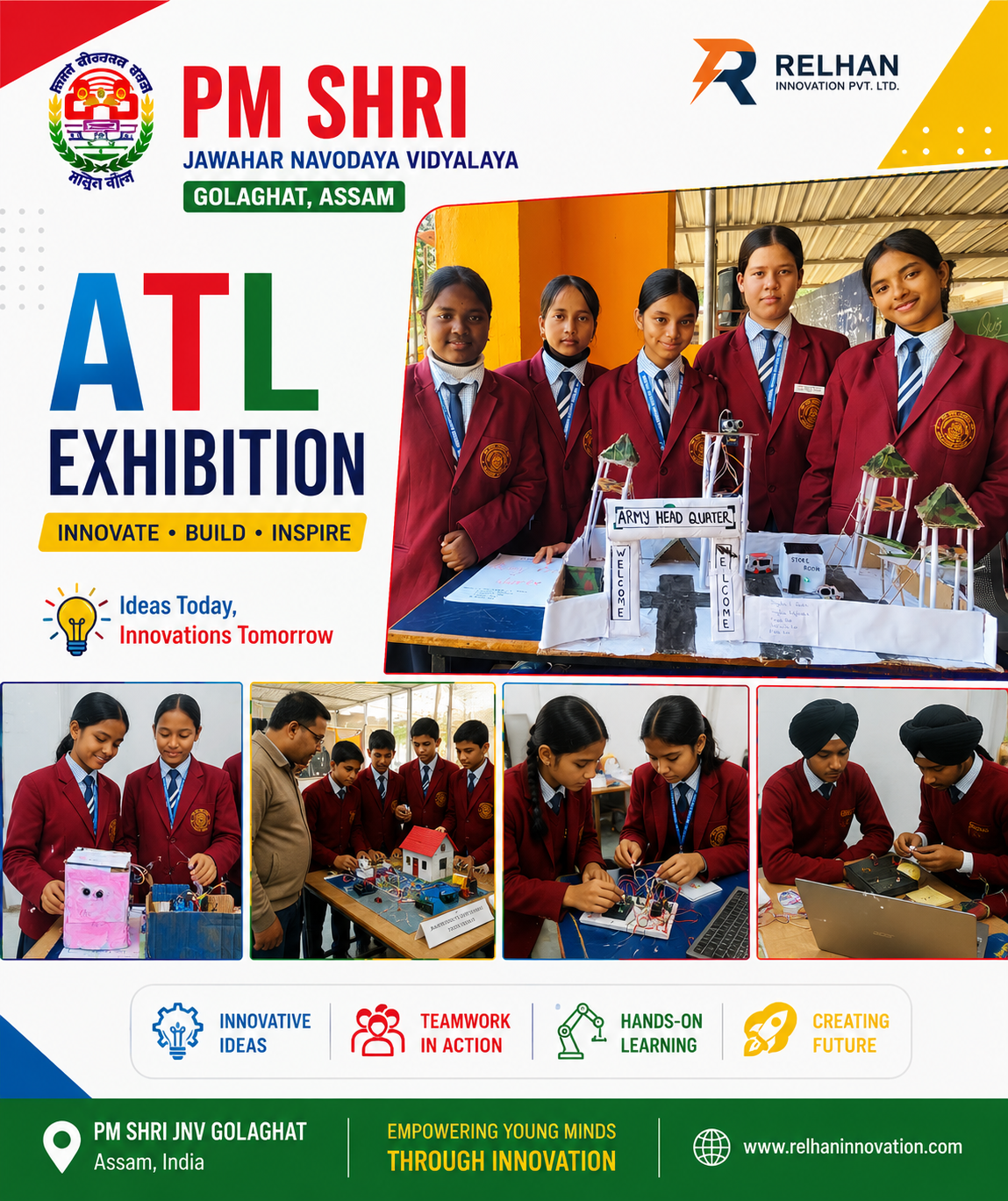 PM SHRI JNV Golaghat, Assam — ATL Exhibition