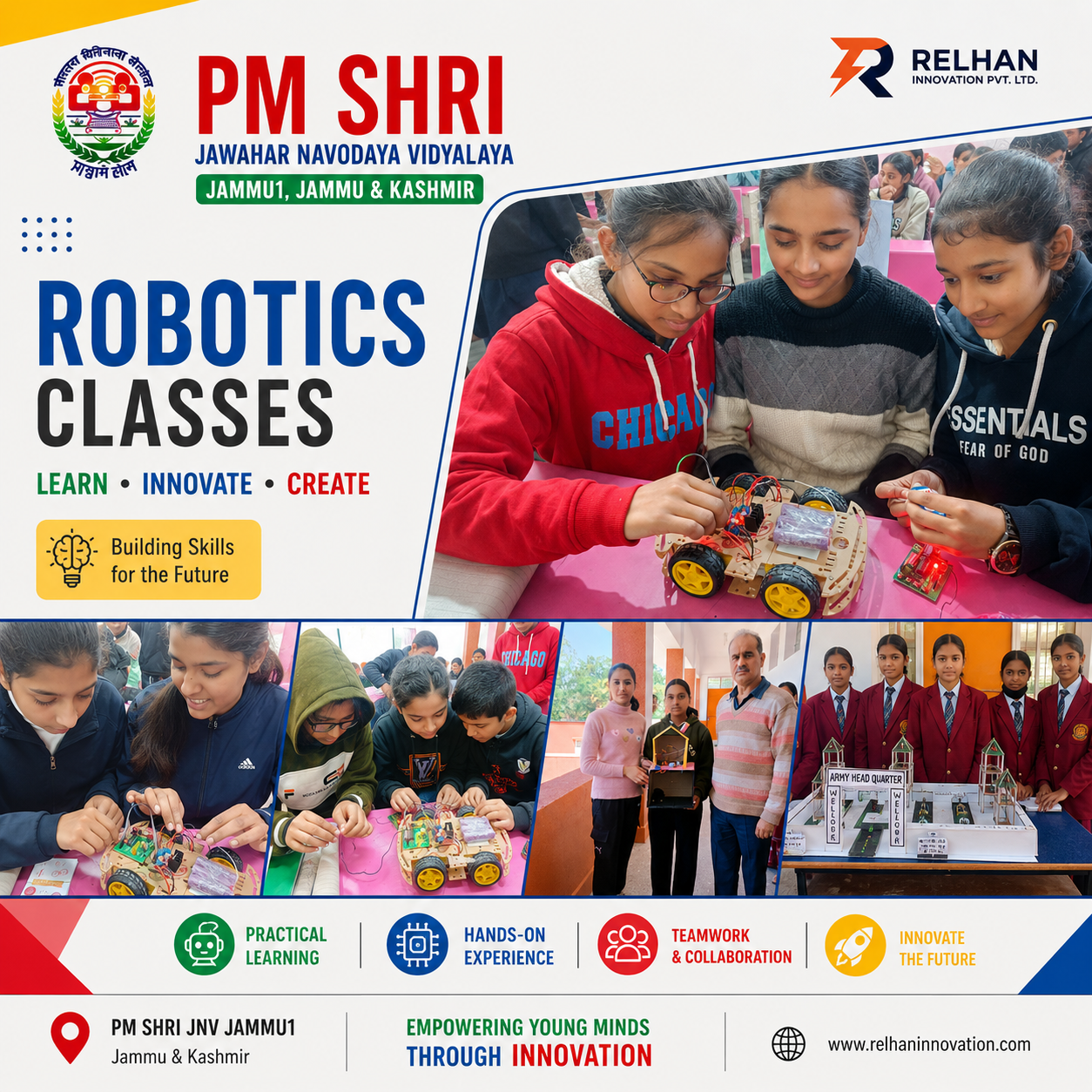 PM SHRI JNV Jammu 1, Jammu & Kashmir — Robotics Classes