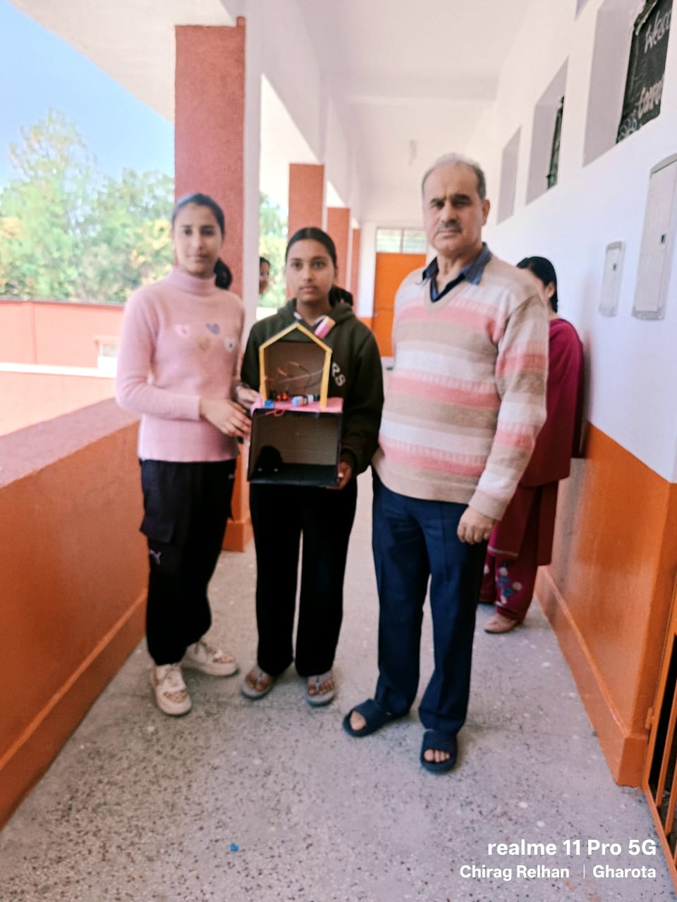 Students at a Relhan Innovation workshop or exhibition